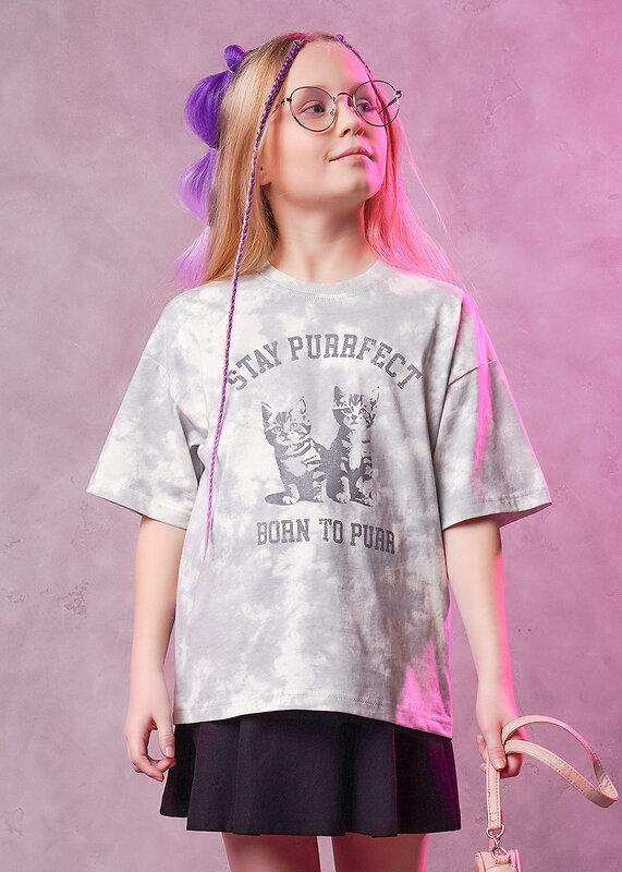 CLEVER Футболка 579264 866885/11кдн_п св.серый/серый