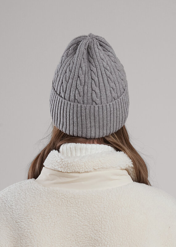 CLEVER Шапка 579293 564647вн меланж серый
