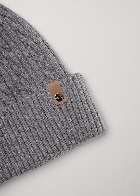 CLEVER Шапка 579293 564647вн меланж серый