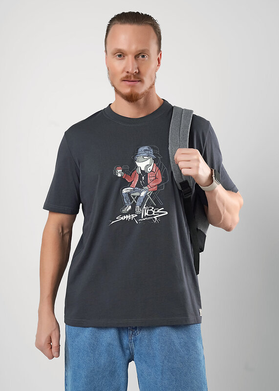 CLEVER Футболка 579299 562650/06кд_п т.серый