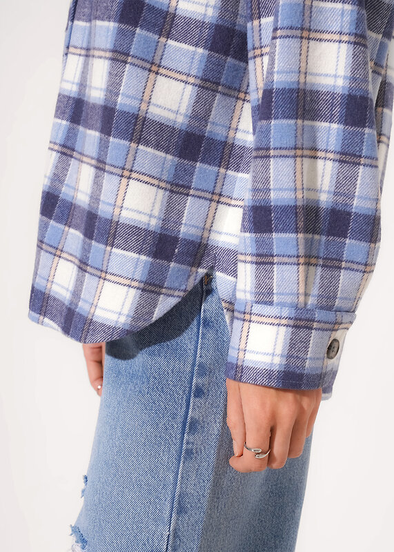 CLEVER Блузка 579319 363265ппн т.голубой/молочный