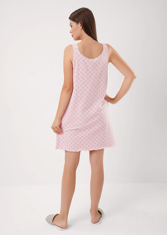 CLEVER Сорочка 579441 LS15-1208 св.розовый/зелёный