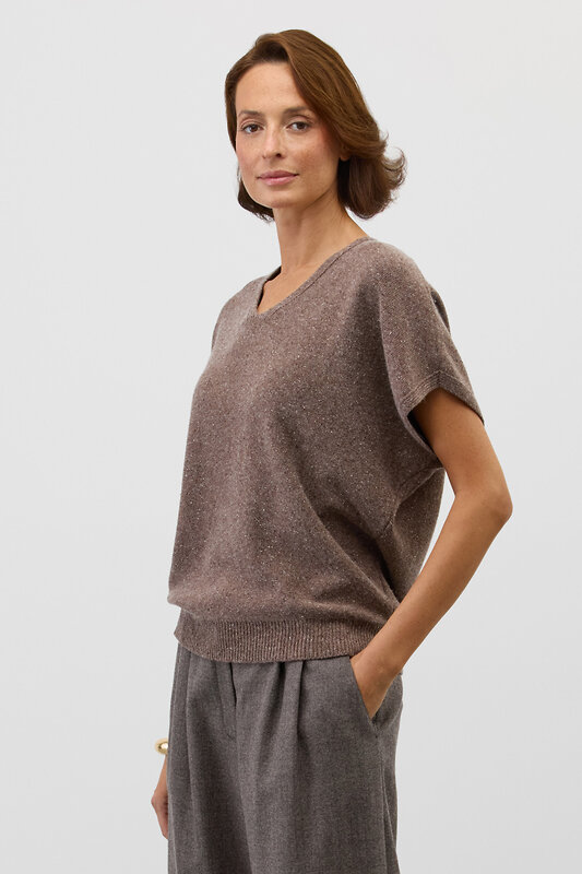 VERY NEAT Джемпер 579450 ЕВ 30276/ш коричневый