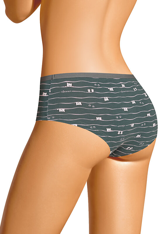 CLEVER Трусы 579452 SH1208 зелёный/розовый