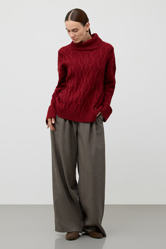 VERY NEAT Джемпер 579468 ЕВ 30234/ш бордовый