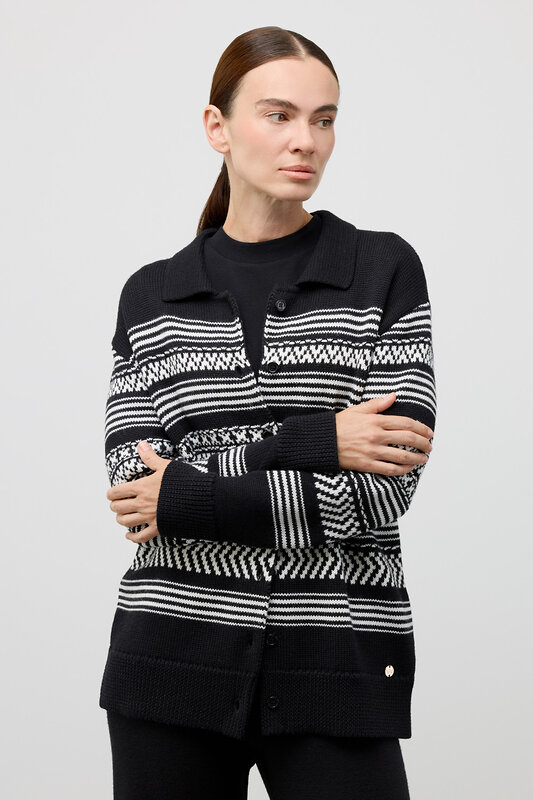 VERY NEAT Кардиган 579480 ЕВ 30279/ш черный