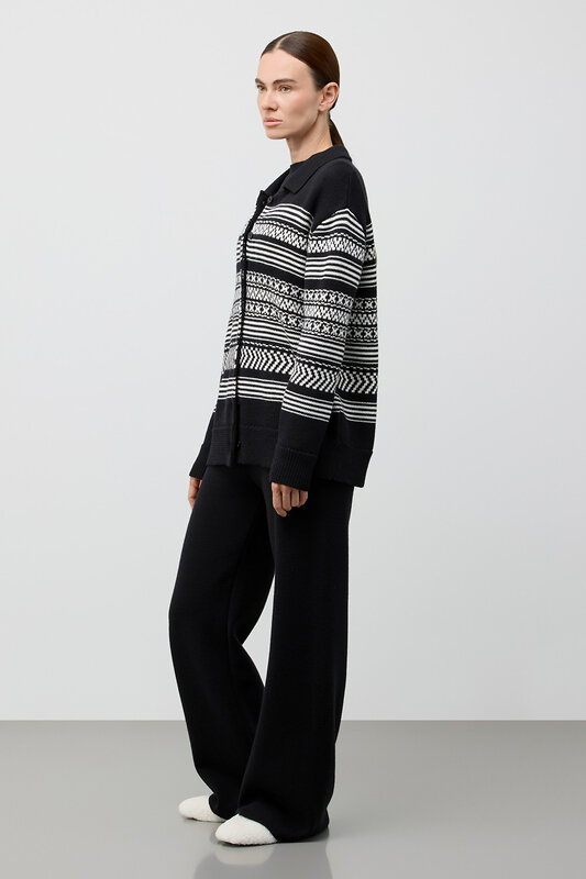 VERY NEAT Кардиган 579480 ЕВ 30279/ш черный