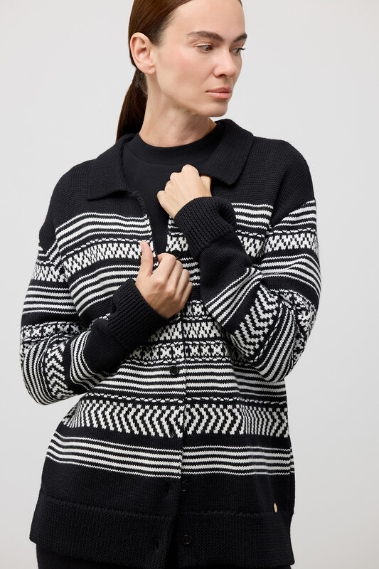 VERY NEAT Кардиган 579480 ЕВ 30279/ш черный