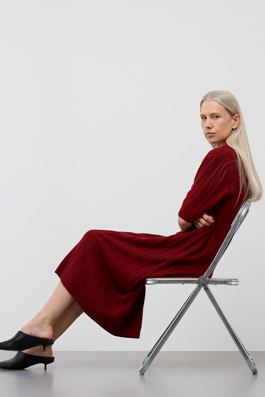 VERY NEAT Платье 579564 ЕВ 531/ш бордовый