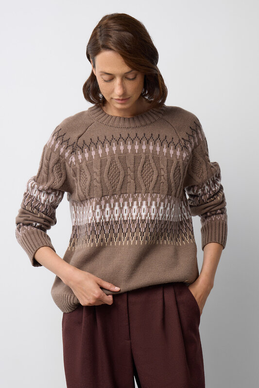 VERY NEAT Джемпер 579565 ЕВ 30278/ш кофейный