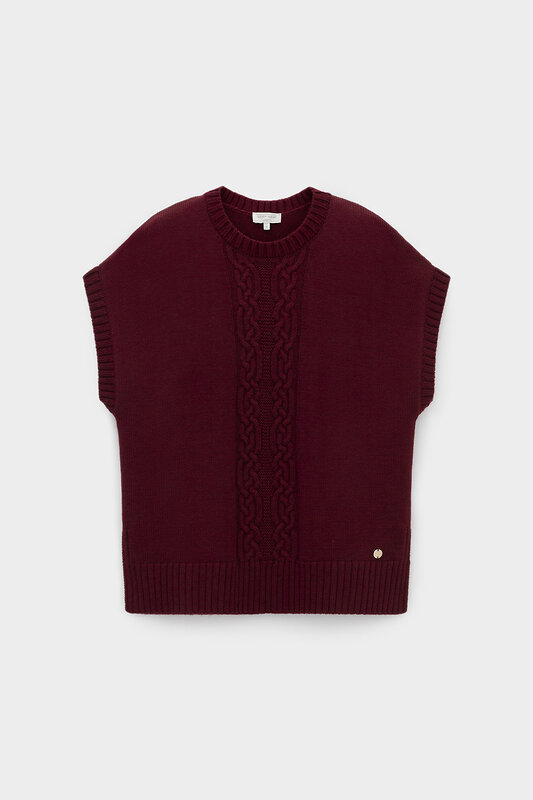 VERY NEAT Жилет 579571 ЕВ 30226/ш бордовый