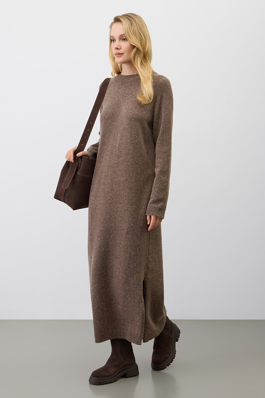 VERY NEAT Платье 579588 ЕВ 529/ш коричневый
