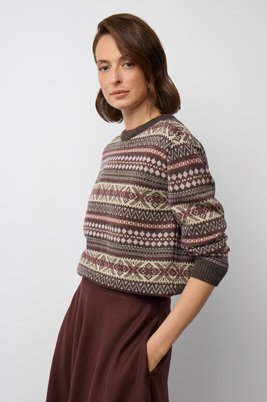 VERY NEAT Джемпер 579590 ЕВ 30282/ш коричневый