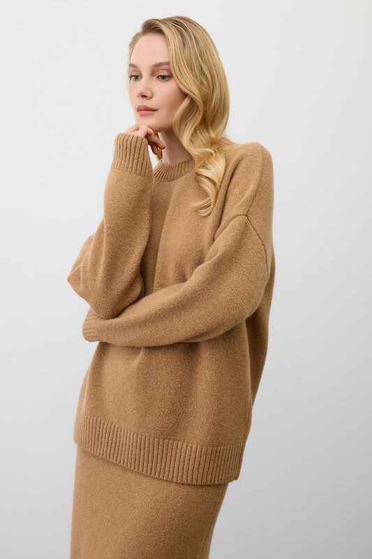 VERY NEAT Джемпер 579594 ЕВ 30287/ш коричневый