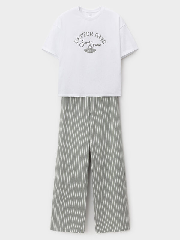 CROCKID Пижама 579612 МП 20251 белый