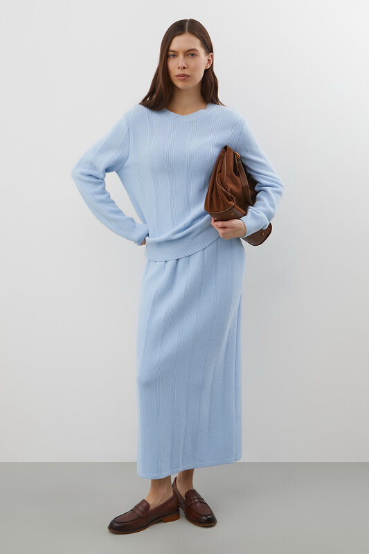 VERY NEAT Юбка 579639 ЕВ 751/ш голубой