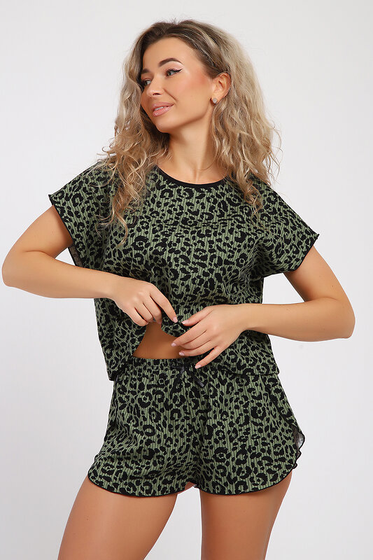 Натали Пижама 579673 36877 зеленый