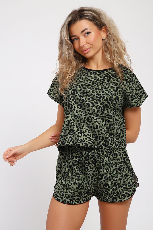 Натали Пижама 579673 36877 зеленый