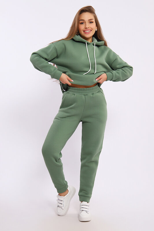 Натали Костюм 579683 36874 оливковый