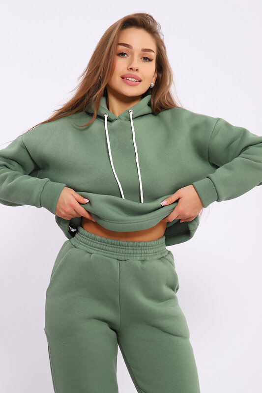 Натали Костюм 579683 36874 оливковый