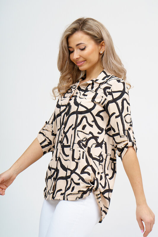 Натали Рубашка 579686 36873 светло-бежевый