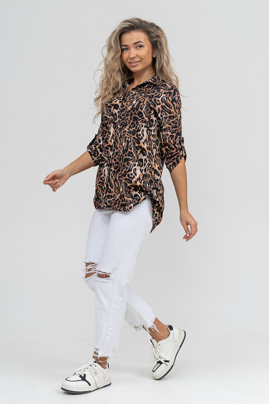 Натали Рубашка 579687 36872 коричневый