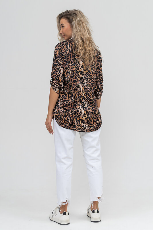 Натали Рубашка 579687 36872 коричневый