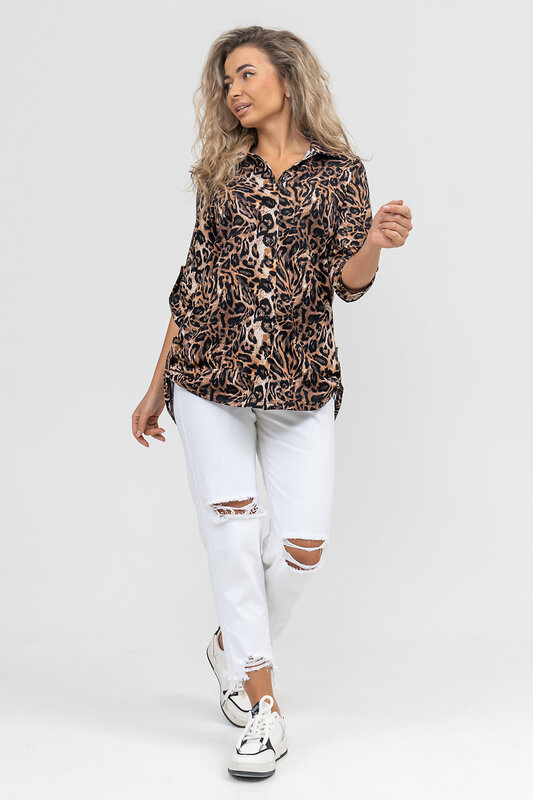 Натали Рубашка 579687 36872 коричневый