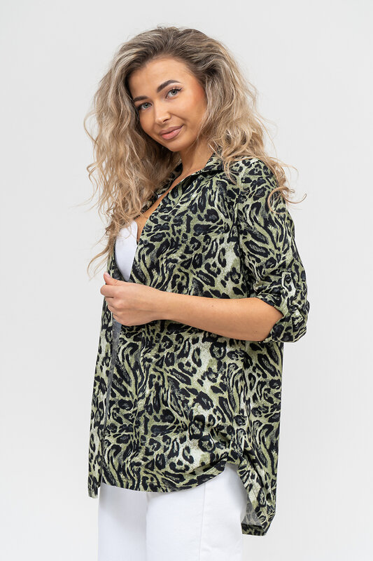 Натали Рубашка 579688 36872 зеленый