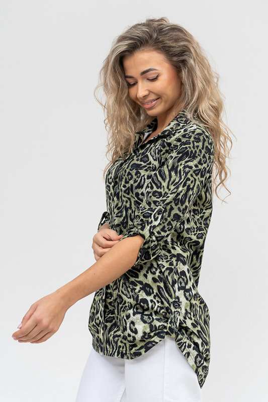 Натали Рубашка 579688 36872 зеленый