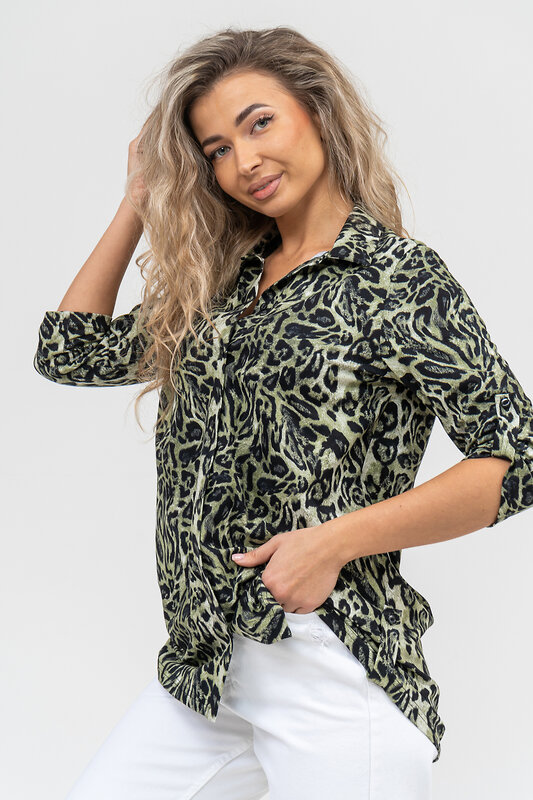 Натали Рубашка 579688 36872 зеленый