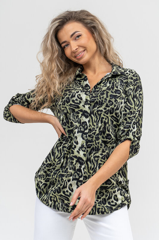 Натали Рубашка 579688 36872 зеленый