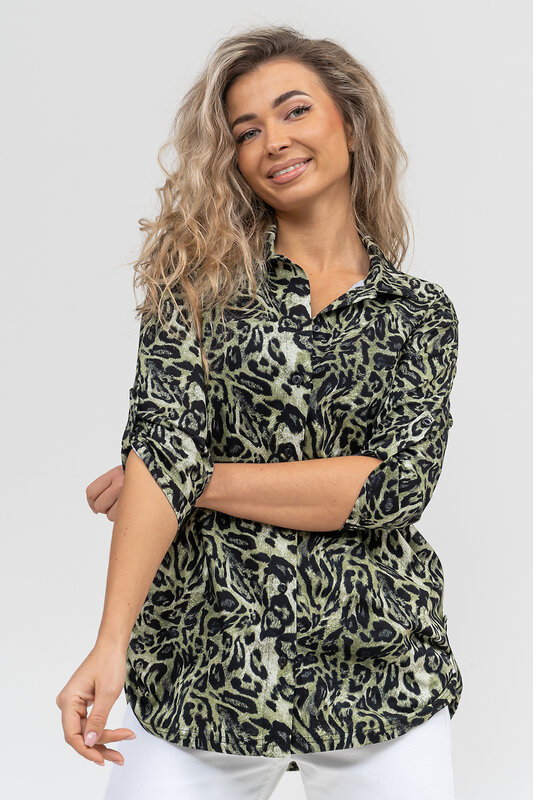 Натали Рубашка 579688 36872 зеленый