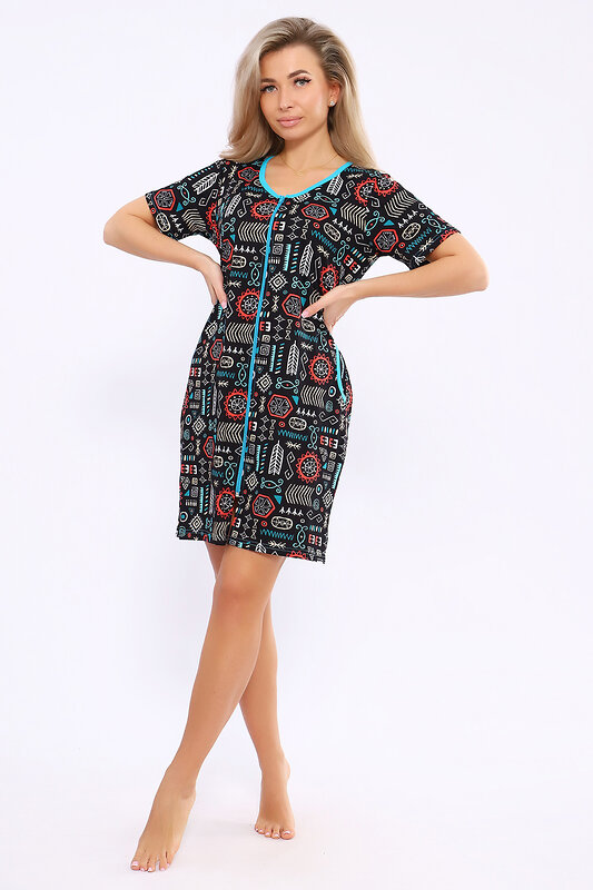 Натали Халат 579706 36867 черный