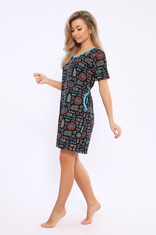 Натали Халат 579706 36867 черный