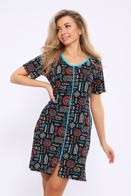 Натали Халат 579706 36867 черный