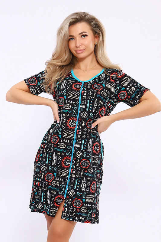 Натали Халат 579706 36867 черный