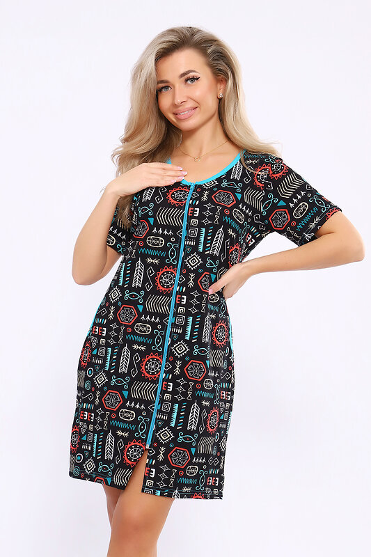 Натали Халат 579706 36867 черный