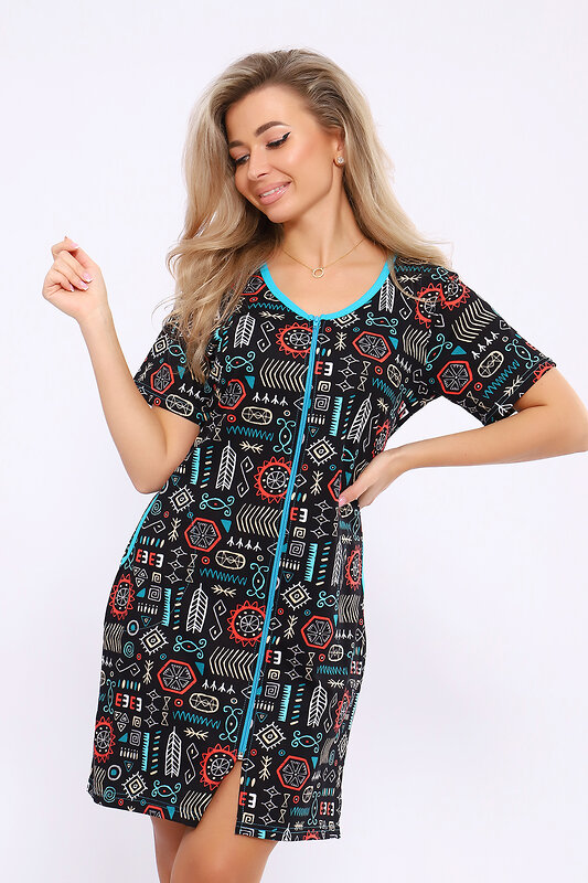 Натали Халат 579706 36867 черный