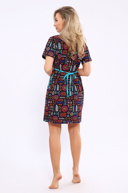 Натали Халат 579708 36867 синий