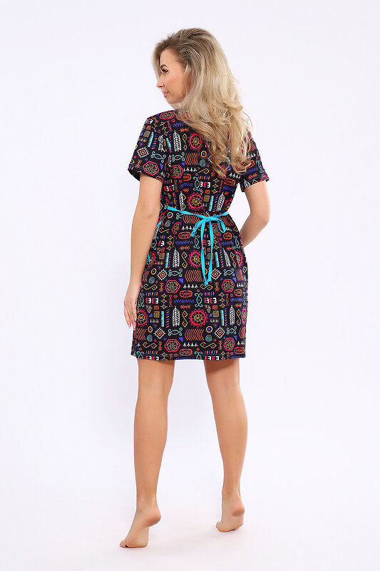 Натали Халат 579708 36867 синий