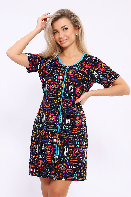 Натали Халат 579708 36867 синий