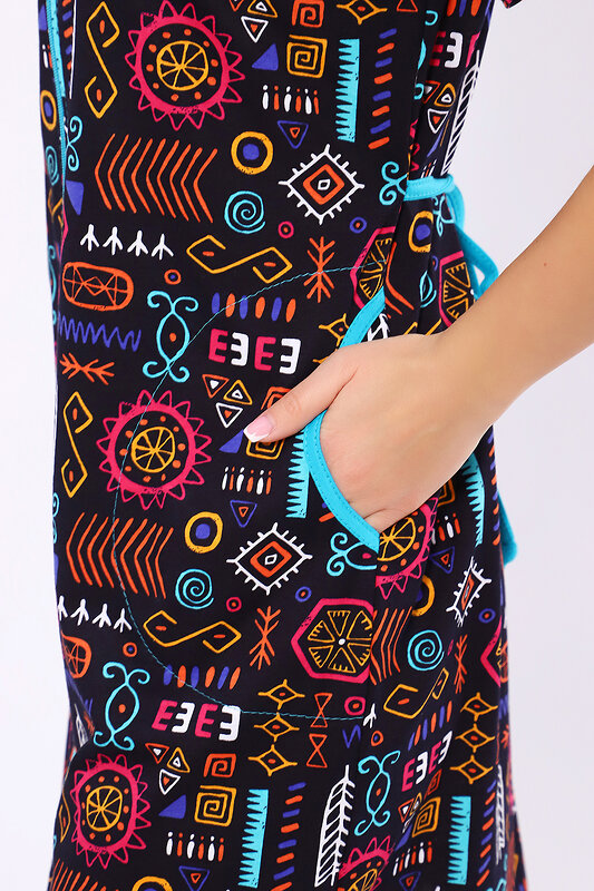 Натали Халат 579708 36867 синий