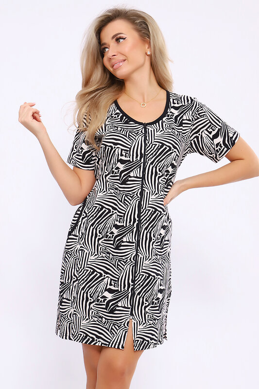 Натали Халат 579709 36866 черный