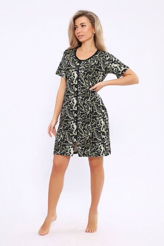 Натали Халат 579710 36865 зеленый