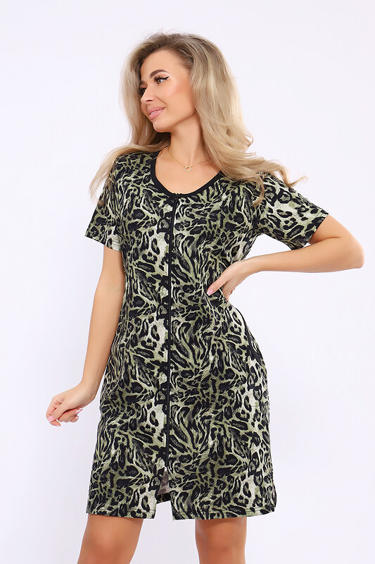 Натали Халат 579710 36865 зеленый