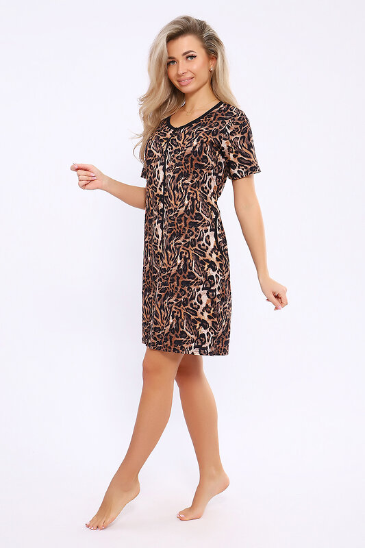 Натали Халат 579711 36865 коричневый