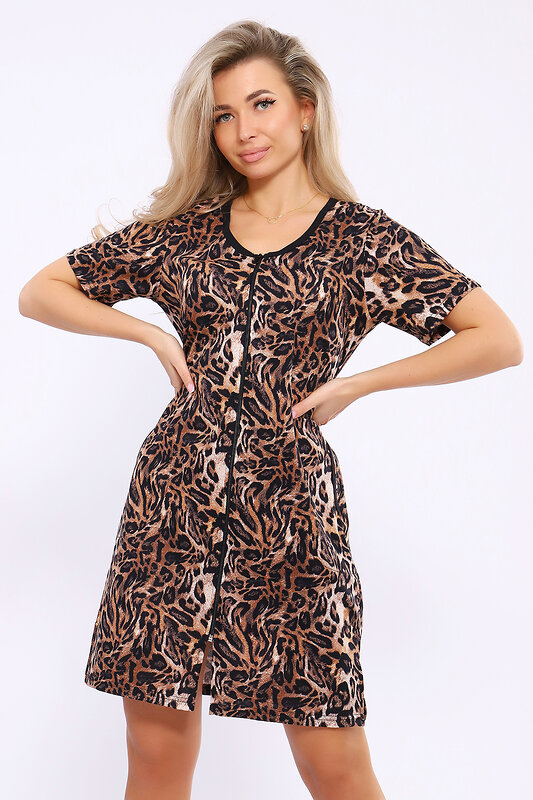 Натали Халат 579711 36865 коричневый