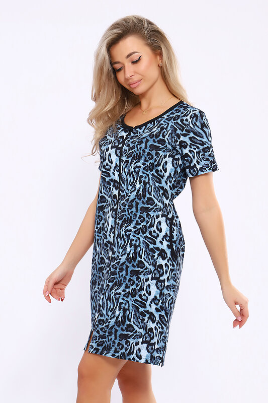 Натали Халат 579712 36865 синий