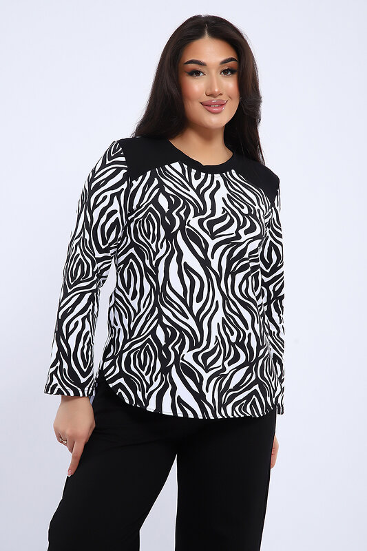 Натали Костюм 579717 24300 черно-белый